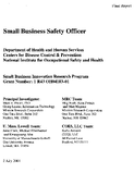 Small Business Safety Officer