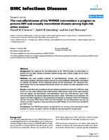 The costeffectiveness of the WINGS intervention a program to prevent HIV and sexually transmitted diseases among highrisk urban women