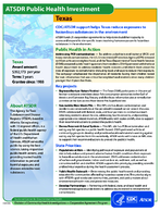 ATSDR Public Health Investment Texas 2017