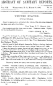 Absract of sanitary reports  v 7 no 11 March 11 1892