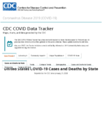 United States COVID19 cases and deaths by state reported to the CDC since January 21 2020 Total number of COVID19 deaths in the US reported to the CDC by stateterritory Sep 1 2020