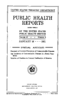 Public Health Reports  v 46 no 3  cover