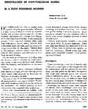 Identification of Staphylococcus aureus in a food poisoning incident