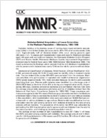 MMWR Morbidity and Mortality Weekly Report Vol 47 No 31 August 14 1998