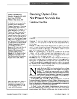 Steaming oysters does not prevent Norwalklike gastroenteritis