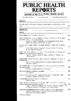 Public Health Rep  v 100 no 4  table of contents