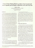 Coeur dAlene Mining District Product of Preconcentrated Source Deposits and Tectonism Within the Lewis and Clark Line