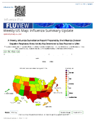 FluView Weekly US Map Influenza Summary Update