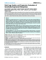 Field Cage Studies and Progressive Evaluation of GeneticallyEngineered Mosquitoes