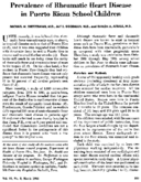 Prevalence of rheumatic heart disease in Puerto Rican school children
