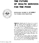 The future of health services for the poor