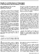 Results of a 29state survey of tuberculosis in nursing homes and correctional facilities