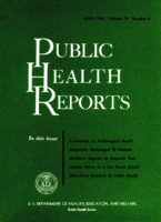 Public Health Reports  v 79  no 4  cover