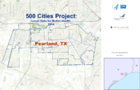 500 Cities Project Local Data for Better Health 2014 Pearland TX