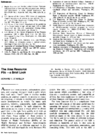 The Area Resource FileA Brief Look