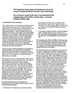 The Magnitude Science Base and Solutions for One of the Largest Occupational Health Problems in the United States