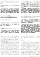 Impact of a local ordinance banning tobacco sales to minors