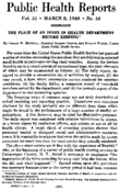 Public health reports  v 55 no 10 MARCH 8 1940