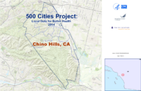 500 Cities Project Local Data for Better Health 2014 Chino Hills CA