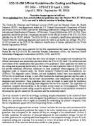 ICD10CM Official Guidelines for Coding and Reporting FY 2024  Updated April 1 2024 April 1 2024  September 30 2024