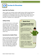 Session 13 Jump Start Your Activity Plan