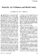 Nashville Air Pollution And Health Study