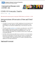 Coronavirus Disease 2019 COVID19 COVID19 Forecasts Deaths Updated Oct 15 2020