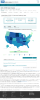 United States COVID19 cases and deaths by state reported to the CDC since January 22 2020 COVID19 case rate in the US reported to the CDC by stateterritory cases per 100000 January 21 2021