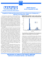MMWR Morbidity and Mortality Weekly Report Dispatch  Vol 52 November 21 2003