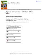 Exposure Assessment at a Pullet Barn  a Case Study