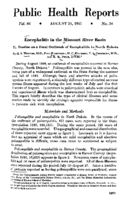 Public Health Reports  v 66 no 34 AUGUST 24 1951
