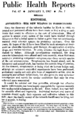 Public health reports  v 62 no 1 January 3 1947