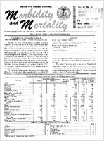 Morbidity and Mortality Weekly Report Vol 21 No 10 week ending March 11 1972