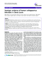 Serologic evidence of human orthopoxvirus infections in Sierra Leone