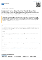 Respiratory Virus Data Channel Weekly Snapshot