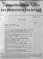 ArthropodBorne Virus Information Exchange Number 33 September 1977