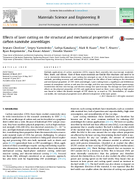 Effects of laser cutting on the structural and mechanical properties of carbon nanotube assemblages
