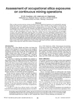 Assessment of Occupational Silica Exposures on Continuous Mining Operations