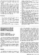 Discrepancies in racial designations of school children in Minneapolis