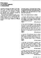 Assessment strategy 1 Developing health information and health information systems that are useful to legislative and executive governmental bodies at the Federal State and local levels and to other groups and organizations