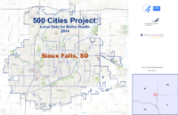 500 Cities Project Local Data for Better Health 2014 Sioux City SD
