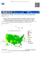 FluView Weekly US Map Influenza Summary Update