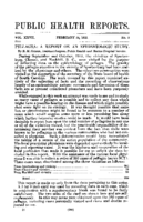 Public health reports  v 27 no 8 FEBRUARY 23 1912