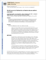 Not all nosocomial Escherichia coli bacteriurias are catheterassociated
