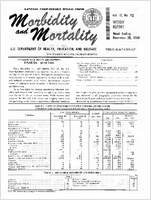 Morbidity and Mortality Weekly Report Vol 17 No 52 week ending December 2 1968