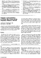 Changes in characteristics of women who smoke during pregnancy Missouri 197888