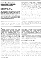 Elderly Care Similarities And Solutions In Denmark And The US