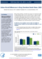UrbanRural Differences in Drug Overdose Death Rates 2020