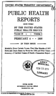 Public Health Reports  v 53 no 5  cover