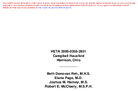 Health Hazard Evaluation Report HETA 200003562851 Campbell Hausfeld Harrison Ohio